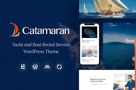 catamaran yacht and boat rental wordpress theme